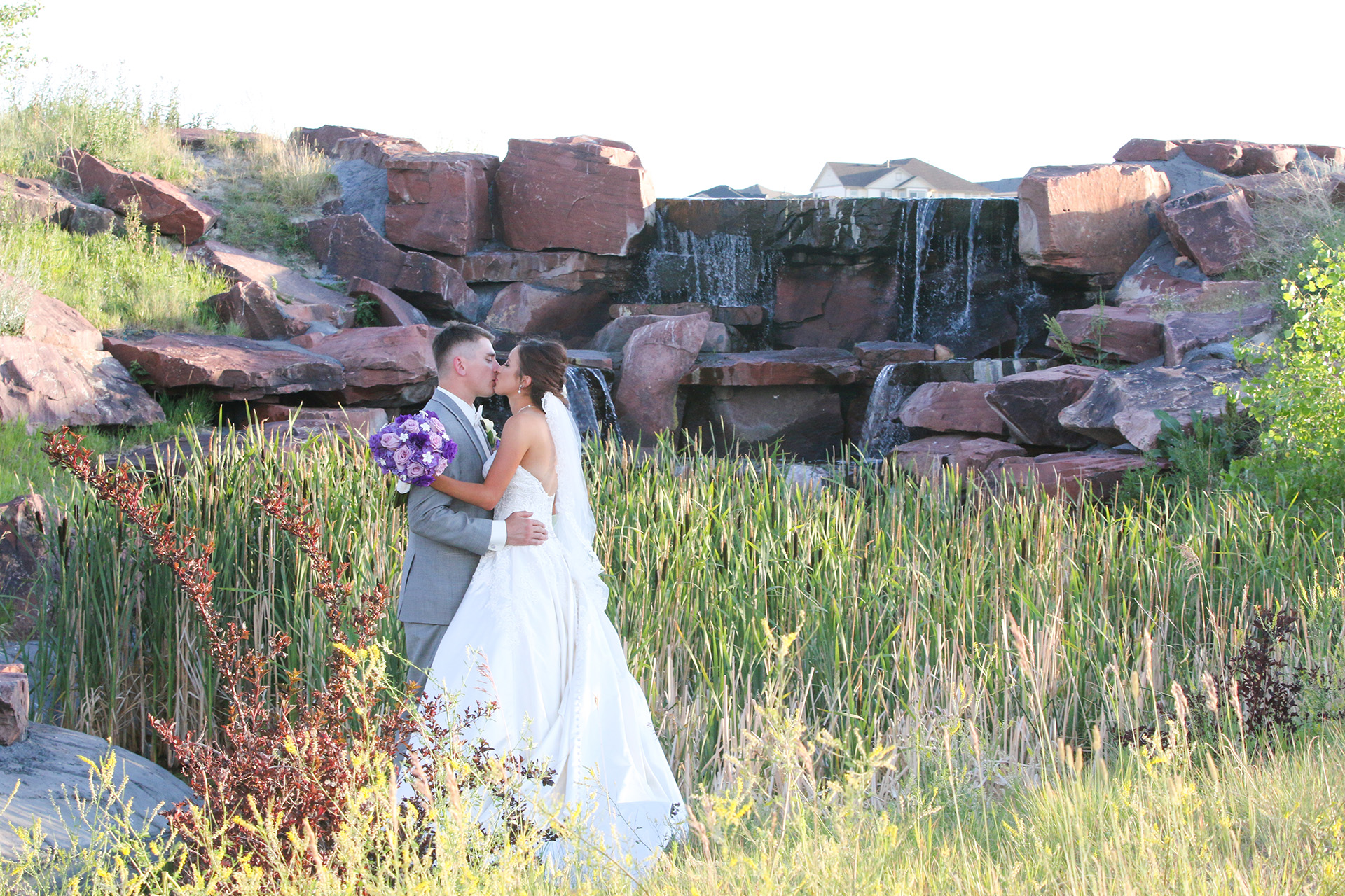 Blackstone Black Bear - Outdoor Wedding Bride and Groom