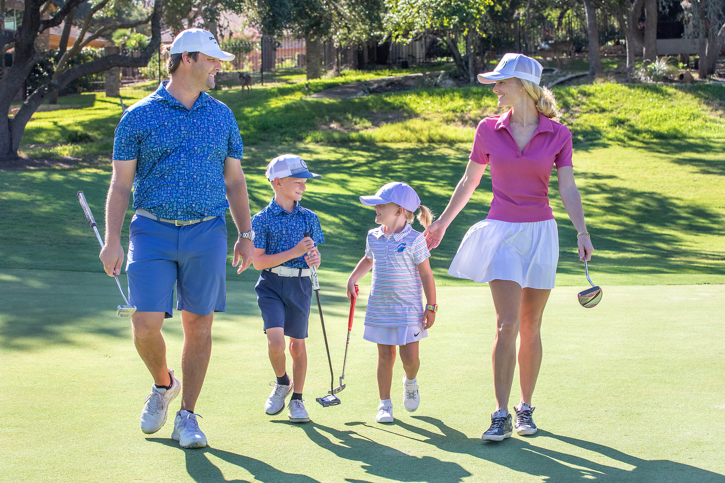 Golfing Family