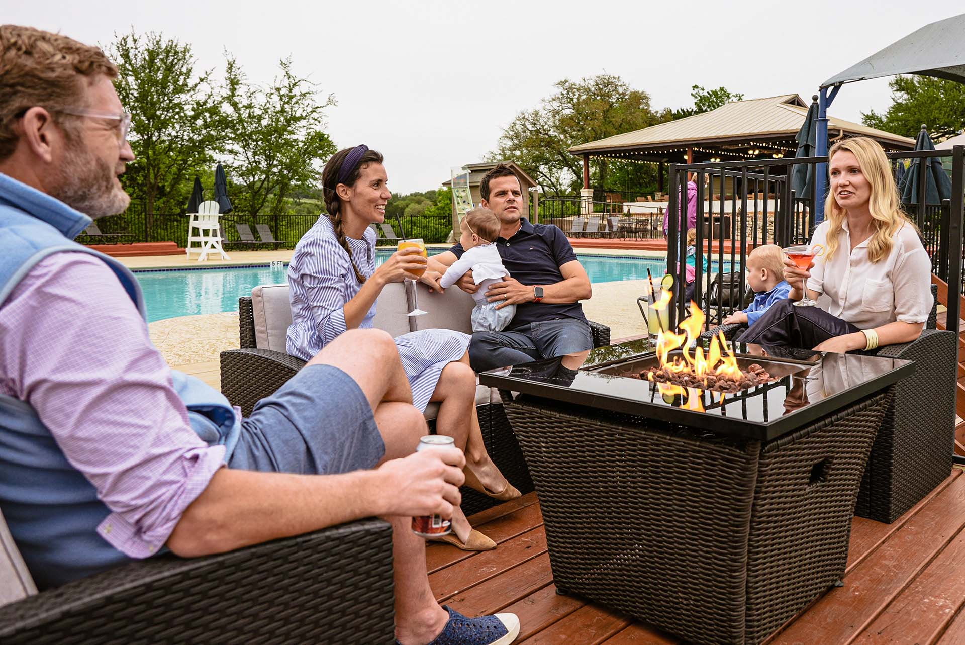 Lost Creek Members dining fireside