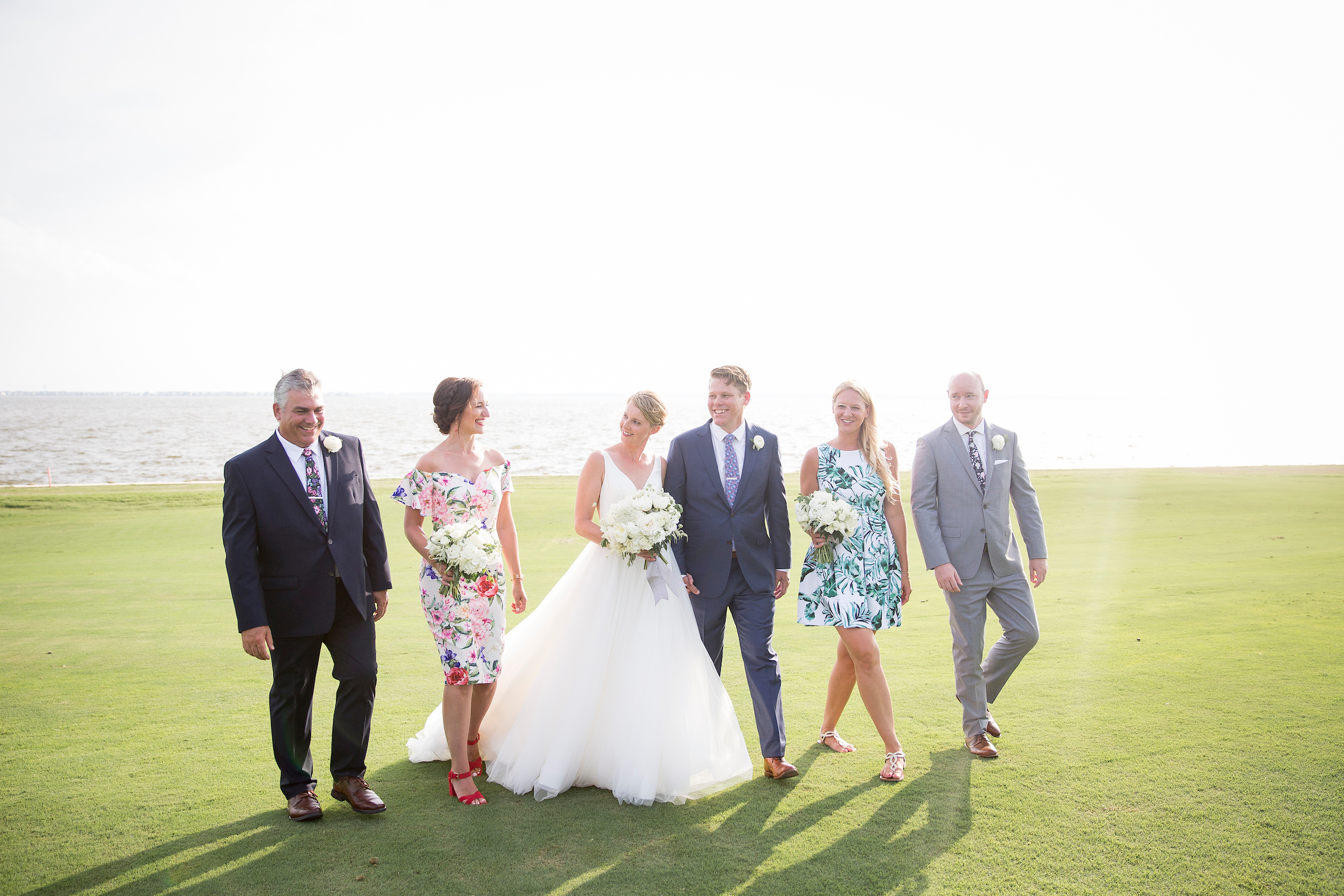 Nags Head Golf Links - Wedding Family on green