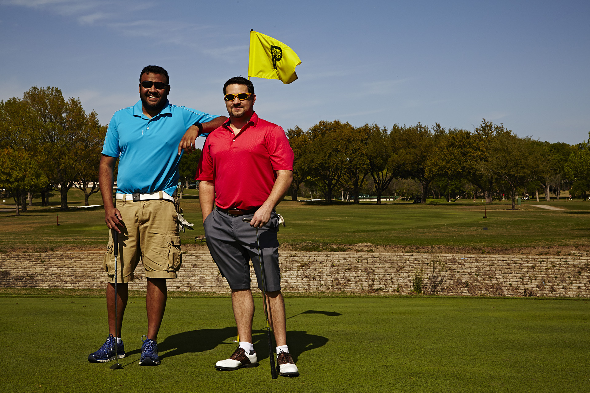 The Clubs of Prestonwood - Golfers on green