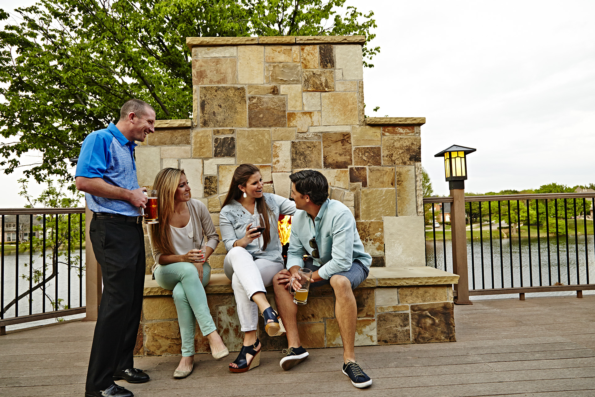 The Clubs of Prestonwood - Members on Patio