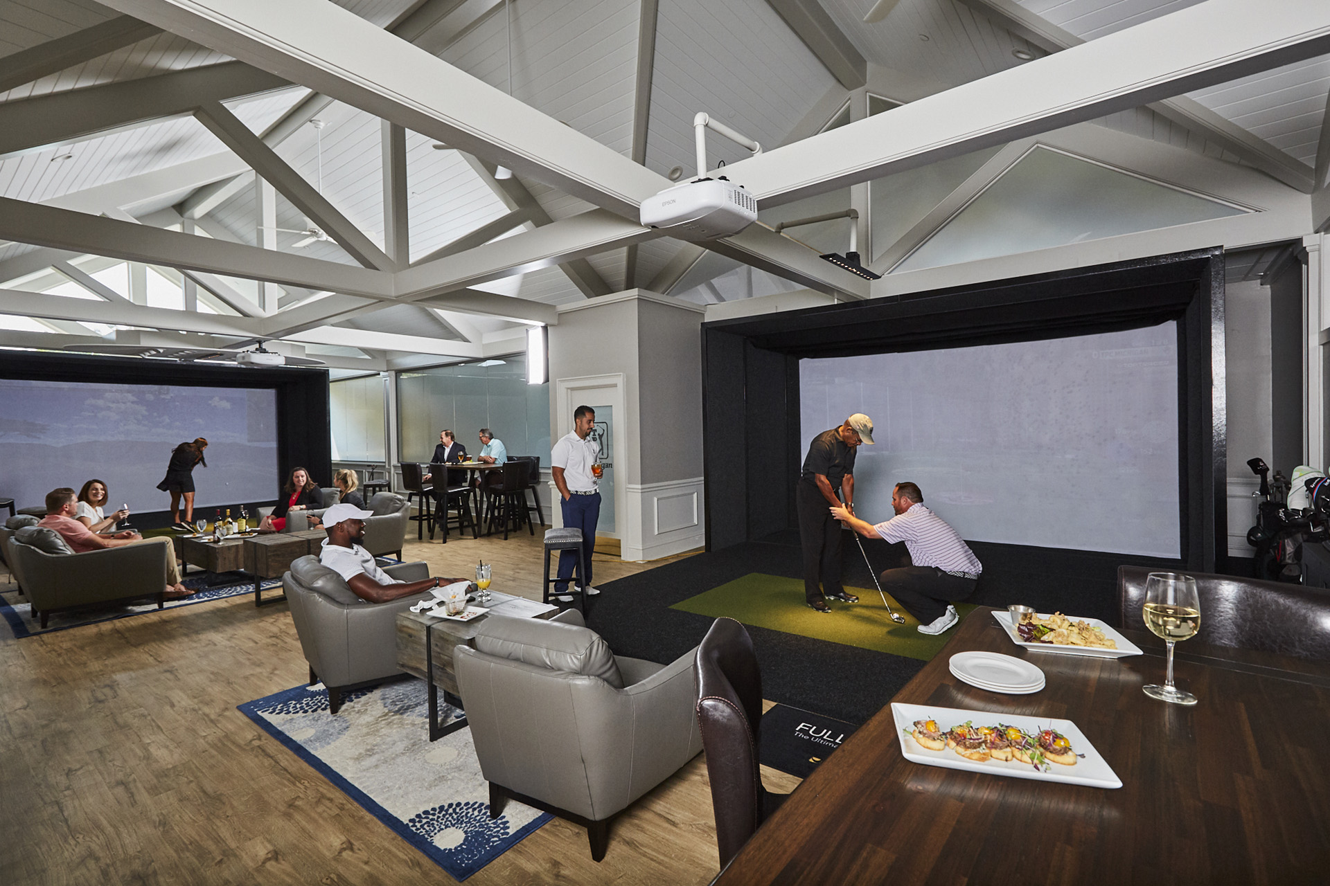 TPC Michigan - Members in Golf Lounge