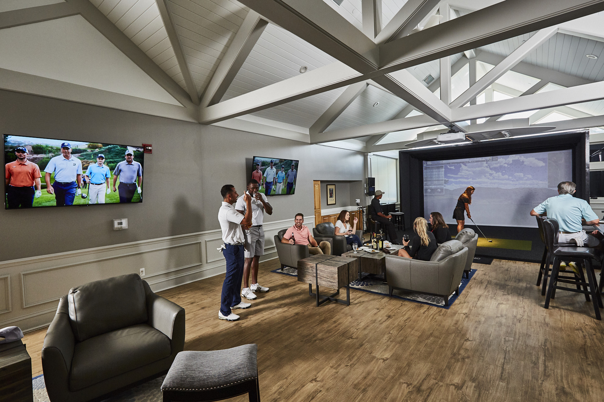 TPC Michigan - Members in Golf Lounge